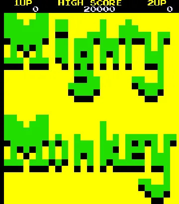 Mighty Monkey (bootleg on Super Cobra hardware) screen shot title